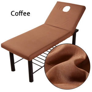 【Ready to ship】190x70cm Beauty Salon Massage Sheet with Breath Face Hole Body Skin SPA Super Soft Scrub Fabric BedSheet Relaxation Table Bed Cover Sheet with Breath Face Hole All-Round Wrap