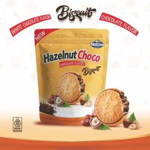 (โปร 2 แถม 1) Hazelnut Choco บิสกิตเฮเซนัทช็อค คุกกี้สอดไส้ถั่วเฮเซนัทผสมช็อคโกแลต (ช็อกโกแลตไวท์ช็อกโกแลต) ตราเนสไลน์