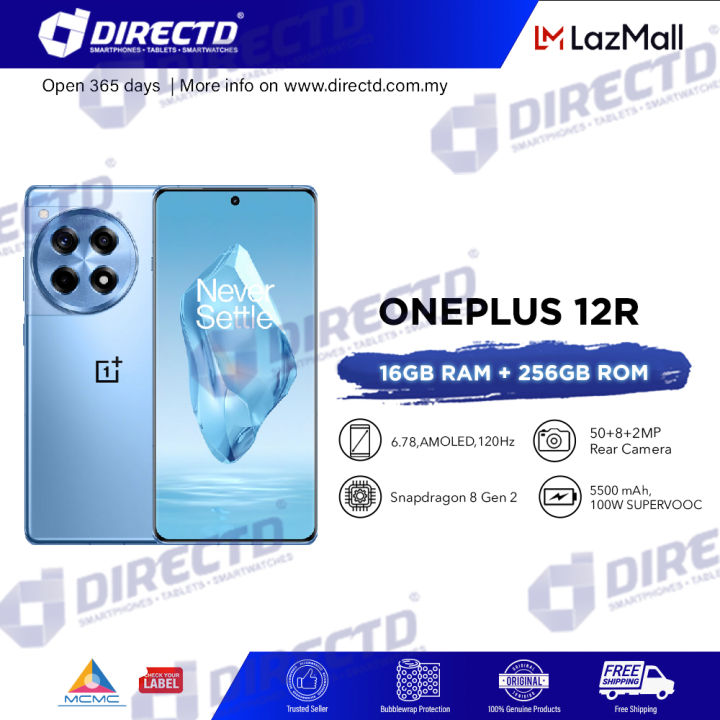 [READY STOCK] OnePlus 12R [16GB RAM 256GB ROM], 1 Year Warranty by