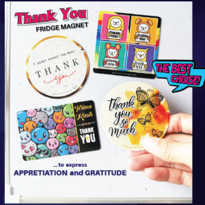 Thank You Terima Kasih Fridge Magnet Farewell Teacher CNY Appreciation Grateful Gift Collection Cenderahati Souvenir Hadiah Majlis