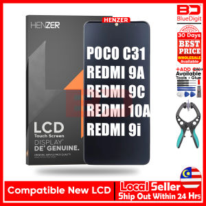 ORG HENZER LCD Display For POCO C31 / REDMI 9A / REDMI 9C / REDMI 10A / REDMI 9i Compatible Touch Screen Digitizer Replacement