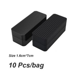 LoviRa Fixer Sticker Nylon Self Sdhesive Hook for Car Carpet Pad Fixed Home Floor Mats Anti Skid 10Pcs/bag