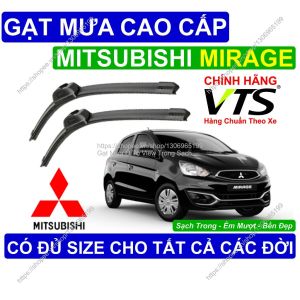 Gạt Mưa Ô Tô Mitsubishi Mirage Cặp Gạt Mưa Kính Lái Cho Dòng Xe Mitsubishi Mirage Có Đủ Size Cho Các Đời Xe Mirage