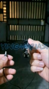 Lampu Led Lampu Utama Suzuki Thunder Vespa Headlamp S2 H-6 BA20D Besar Kuning-Putih