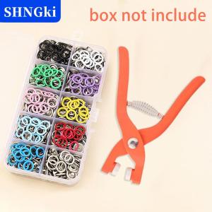 [COD] 🔥🔥🔥SHNGki Plier Công Cụ Colour Kim Loại Snap May Nút Claw Set Hollow Rắn Snap Chốt Kit Cho Cài Đặt Quần Áo Túi