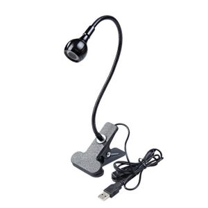 Flexible Desk Lamp Clip USB LED Light for Gel Curing Nails Dryer Money Detector