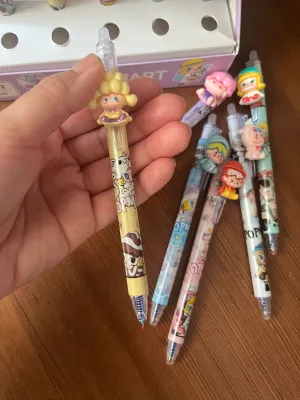 Pen Gel Hapus Popmart Molly Pen Cetek Bisa Hapus Hacipupu Erasable Pen Dimoo Pulpen Mekanik Satyr Rory
