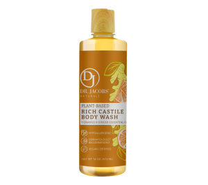Dr Jacobs Naturals ORANGE & GINGER CASTILE BODY WASH 16oz (473ml) - Made in USA - Orange and ginger essential oils work together to create a clean and invigorating scent - help in reducing acne breakouts speed the healing of wounds