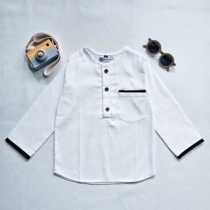Gummy Baby Koko Anak Lengan Panjang Baju Koko Anak Baju Muslim Anak Koko Kurta Anak Koko Tangan Panjang Baju Lebaran Anak