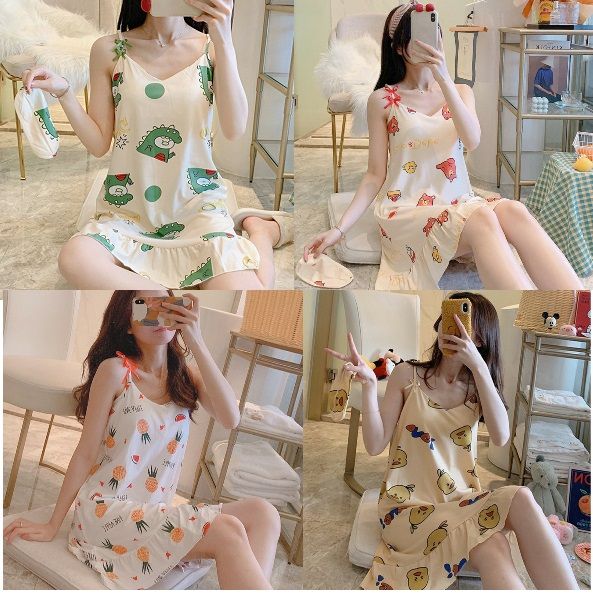 Váy bầu mặc nhà suông siêu mát | Shopee Việt Nam