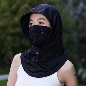 Breathable UV Protection Face Mask + Full Face Sun Shield + Cooling Neck Cover for Cycling