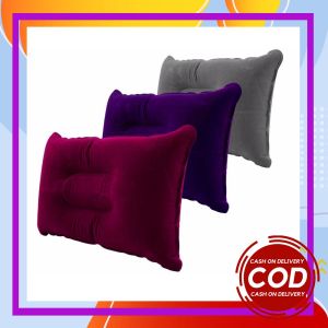 Bantal Angin Bantal Tiup Angin Bantal Pompa Angin Inflatable PVC Neck Pillow