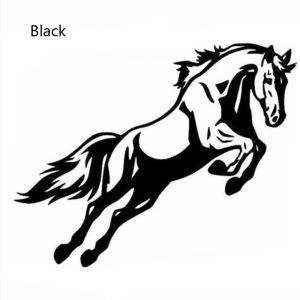 FASHIONXU สากล ตลก ม้า หน้าต่าง ชน สติ๊กเกอร์ติดรถ สติ๊กเกอร์ไวนิล