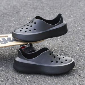 [Free Shipping] Outdoor water-crossing beach sandals for men summer outdoor wear super soft non-slip odor-resistant with a closed-toe design and perforated soles