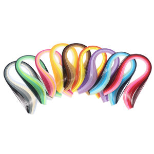 QUANSEN 100Pcs/set Paper Quilling Strips Set 3mm 39cm Paper For Craft DIY Quilling Tool