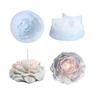 Large Peony Silicone Mold Gypsum Soap Resin Flower Mould Birthday Holiday Gift Wedding Souvenirs