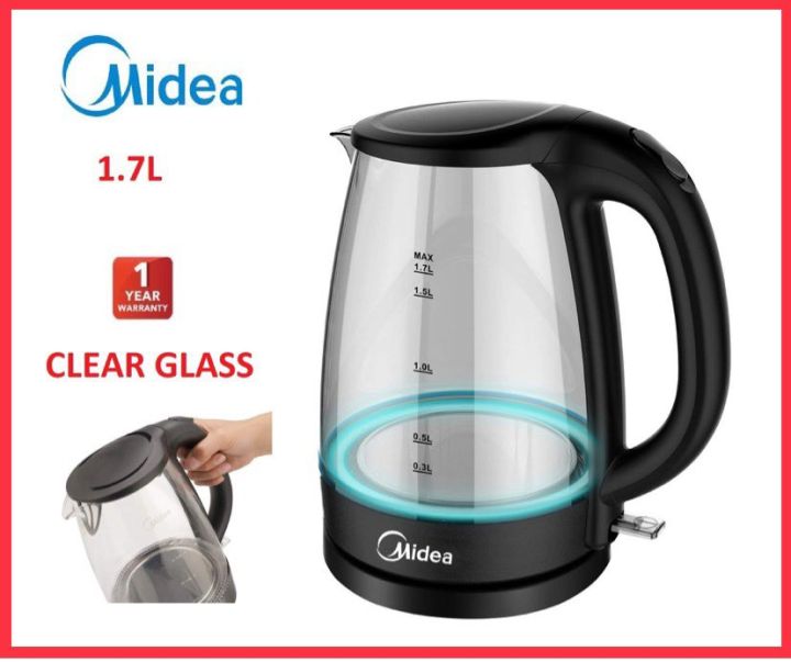 MIDEA JUG KETTLE MK-17G02 MK-17S33D JAR CEREK AIR GLASS
