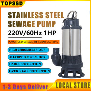 VARRT High Quality Sewage Submersible Water Pump Sewage Cutting Pump 220V Portable Easy Installing