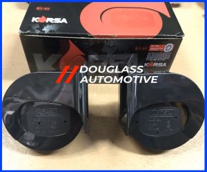 KORSA ELECTROMAGNETIC HORN 12V 24V (WITH OPTIONAL: RELAY SOCKET AND AUTOWIRE)