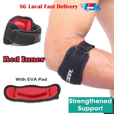 Tennis Elbow Brace With Compression Pad Effective Pain Relief for Tendonitis Tennis & Golfers Elbow Adjustable Arm Strap Support for Men & Women