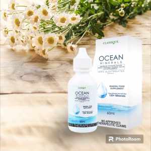 Classique World OCEAN MINERALS Ionic Electrolytes Brand / Mineral Food Supplement / 120+ Minerals 60ml 1 bottle