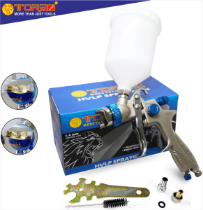 TORA Spray gun Hvlp 1.3 MM - Spraygun Alat Semprot Cat Tabung Atas