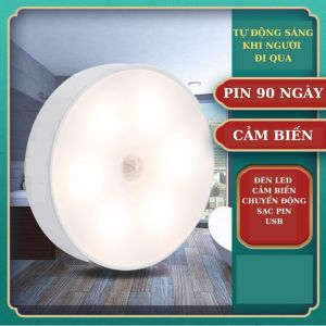 Đèn led cảm biến chuyển động thông minh treo gắn tường cầu thang tủ quần áo có sạc usb