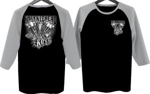 KAOS RAGLAN PRIA SABLON KNUCKLHEAD \ KAOS RAGLAN PRIA LENGAN 3\4 ATASAN PRIA / KAOS MURAH / KAOS DISTRO / KAOS SIMPLE / T-SHIRT PRIA