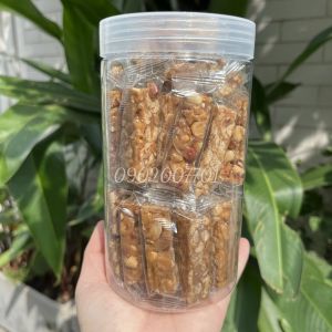 Hủ 500g Kẹo đậu phộng cốt dừa - Kẹo dừa giòn- Đặc Sản Bến Tre- đồ ăn vặt
