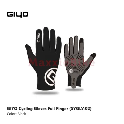 GIYO S02-L Sarung Tangan Sepeda Bike Glove Full Finger Cycling Padding Gel Gloves Outdoor Unisex