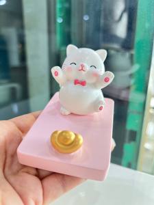 ESYA Tatakan Handphone Kucing Hoki Smartphone Holder Stand Holder Hp Phone Holder Dudukan Handphone