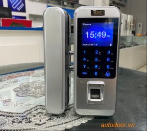 Khóa điện tử Vân tay - Thẻ từ- Mã số- Remote dùng cho cửa nhôm gỗ - Glaze