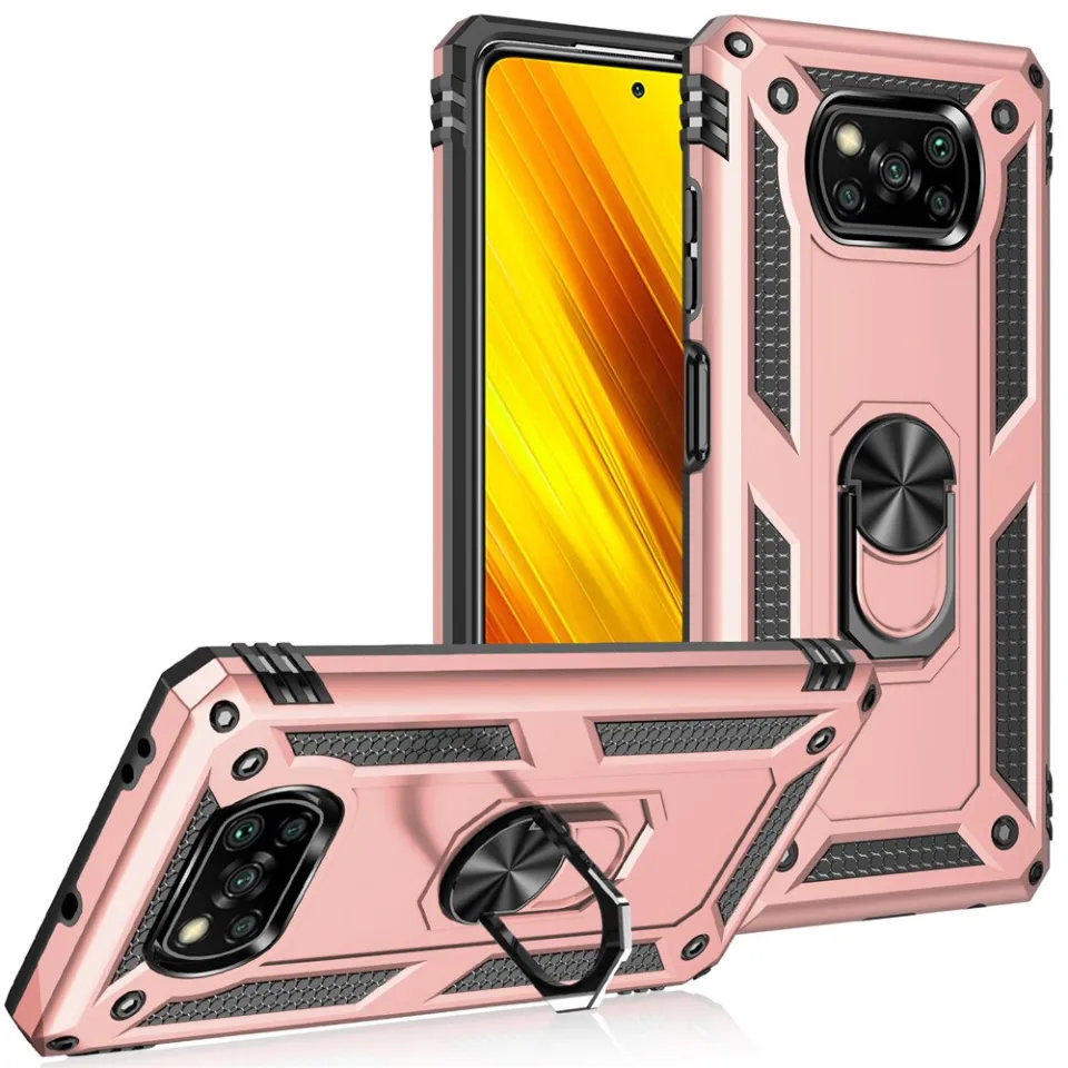 KEYSION Shockproof Case for Xiaomi Poco X3 Pro X3 NFC X3 Ring
