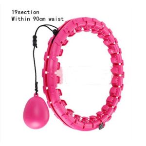 Detachable Smart Hula Hoop for Fit Magnetic Massage Weight Loss Yoga Circle 19-21section Adjustable Counting Never Drop Abdominal Slimming Thin Waist and Abdomen Weight Loss Men and Women Beauty Waist 不会掉的呼啦圈