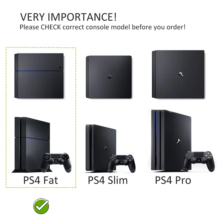  Vertical Stand for PS4 Slim / PS4 Pro Vertical Bracket Stand  Holder Compatible with PS4 PRO/ PS4 Slim Gaming Console(PS4 not included) :  Video Games