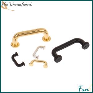 【The Warmheart】 1Set 1:12 Dollhouse Door Handle Cabinet Handle Furniture Cabinet Closet DecorToy