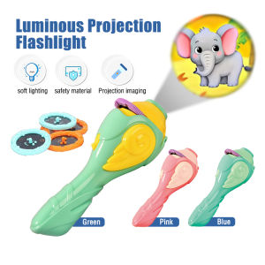 Mini Projector Flashlight Baby Sleeping Story 24 Pattern Projector Torch Light Bedtime Early Education Light Toys Birthday Xmas Gift