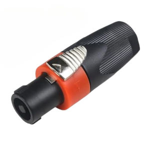 WH NL4FC Speaker Cable Amplifier Connector Audio Speaker Plug Twist Lock 4 Pole Speaker Plug Compatible with Neutrik Speakon NL4FC NL4FX NLT4X NL2FC