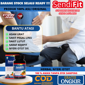 Kapsul SendiFit obat herbal nyeri otot saraf kejepit asam urat rematik sendi kaku  isi 50 kapsul