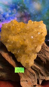 Đá THẠCH ANH TRÁI TIM VÀNG CITRINE TỰ NHIÊN phale NĂNG LƯỢNG VŨ TRỤ MẠNH 400