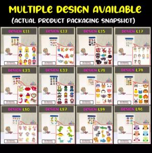 Mc11 - Stiker Lukis Diamond / Sticker Full Drill Round Diamond Painting Cartoon
