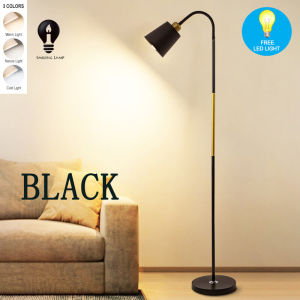 LED E27 floor lamp warm light height floor lamp room floor lamp study light shade bedroom night light lamp
