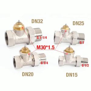 DN15 DN20 DN25 Brass Temperature Control Valve Energy Saving Self Regulating Design with Vertical Installation