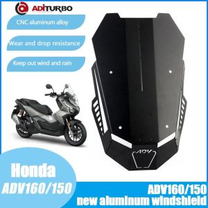 HONDA ADV150 V1/ ADV 160 V2 Full Alloy Front Windshield/Alloy Visor