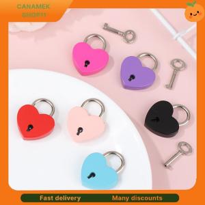 ❣️❣️❣️ Heart Shape Padlock Luggage Hardware Locks W Lock For Jewelry Box Diary Book