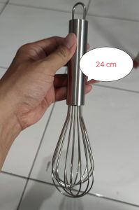 Kocokan adonan picasso / Kocokan telur / Balon whisk / Pengocok telur stenlis / Pengaduk adonan kue stainless TEBAL