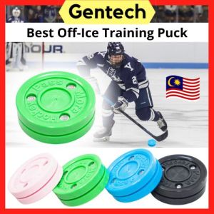 (Ready Stock) GREEN BISCUIT Best Off Ice Training Puck pucks Colorful Pucks Ultra Smooth Effective Training Ice Hockey Puck Stick Handling Roller skate puck ground / street / rough surface puck