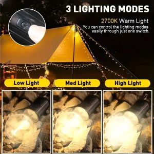 LIVING HOME Bohlam Led Gantung / Lampu Camping / Lampu Emergency / Lampu Aesthetic / Lampu Gantung Caffe /Lampu Bohlam Fillamen Gantung / Lampu Serbaguna