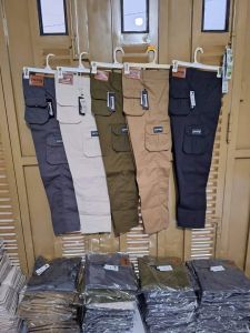 KARGO PANJANG PRIA DEWASA GEMBOL RIB MELAR