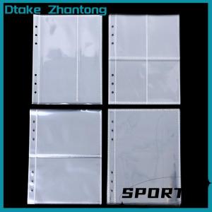 Dtake 10 cái tiêu chuẩn rõ ràng Album ảnh nhựa trong suốt A5 chất kết dính Refill tay áo